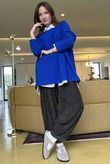 Conrad Oversized Boxy Knit Lapis